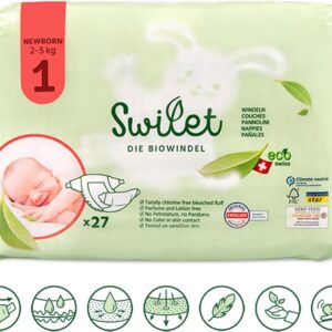 Swilet The organic diaper Newborn